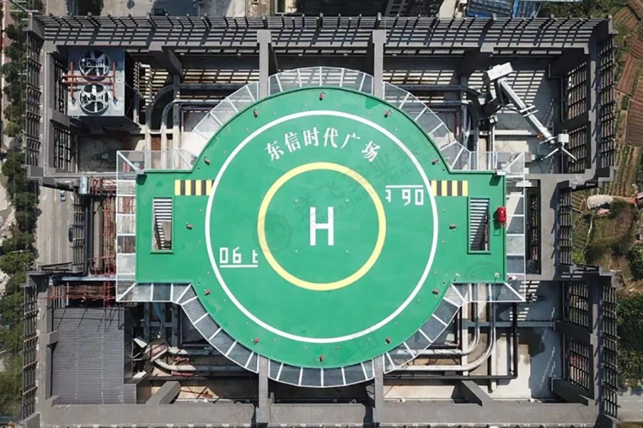 直升機停機坪機場標志顏色是固定的嗎？都有哪些？